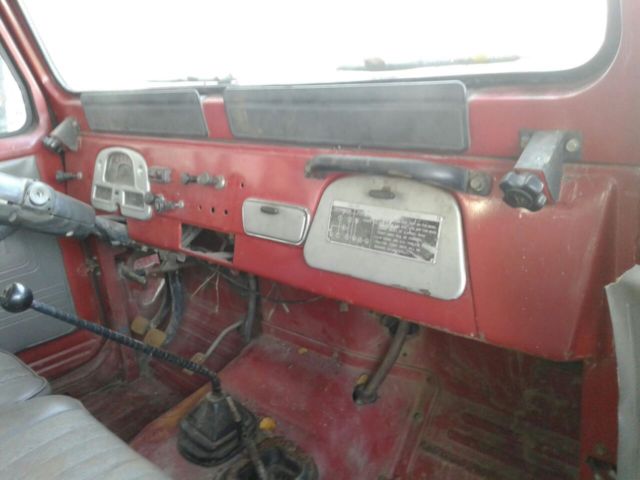 1978 Red Toyota Other Jeep