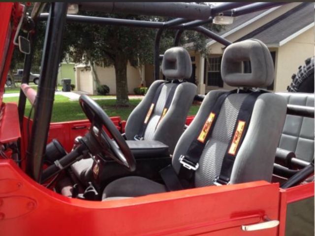 1972 Red Toyota Land Cruiser SUV