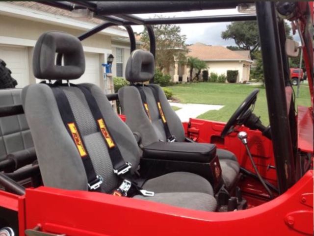 1972 Red Toyota Land Cruiser SUV