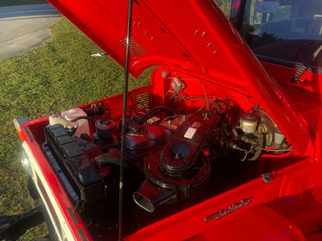1978 Red Toyota FJ Cruiser