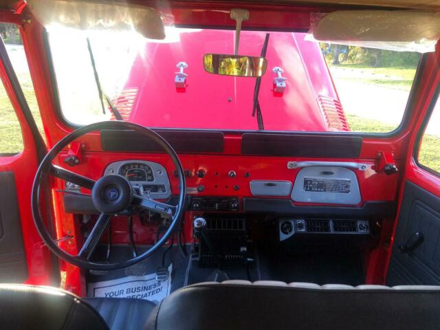 1978 Red Toyota FJ Cruiser
