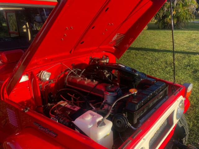 1978 Red Toyota FJ Cruiser