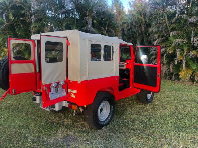 1978 Red Toyota FJ Cruiser