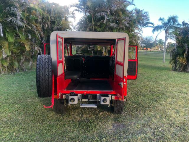 1978 Red Toyota FJ Cruiser