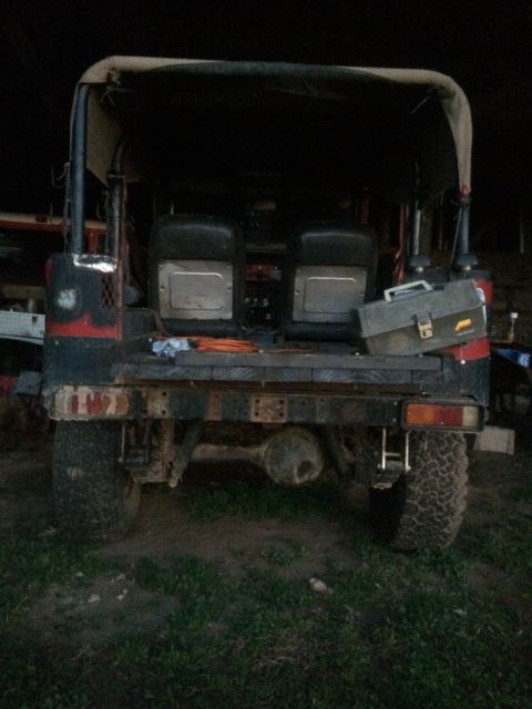 1972 Red Toyota Land Cruiser SUV