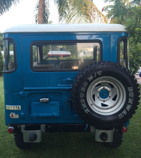1967 BLUE AND BEIGE Toyota FJ Cruiser Coupe