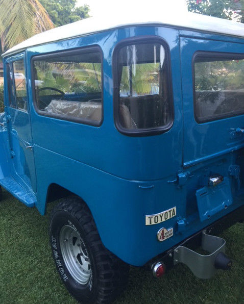 1967 BLUE AND BEIGE Toyota FJ Cruiser Coupe