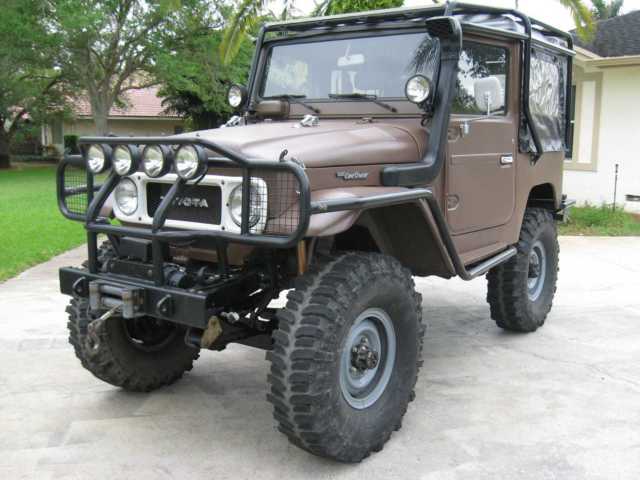 1980 Brown Toyota Land Cruiser Convertible