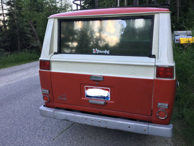 1972 Red Toyota Land Cruiser SUV