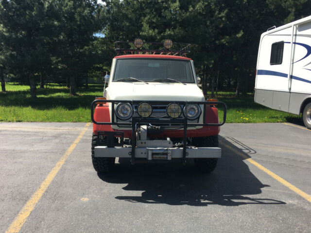 1972 Red Toyota Land Cruiser SUV