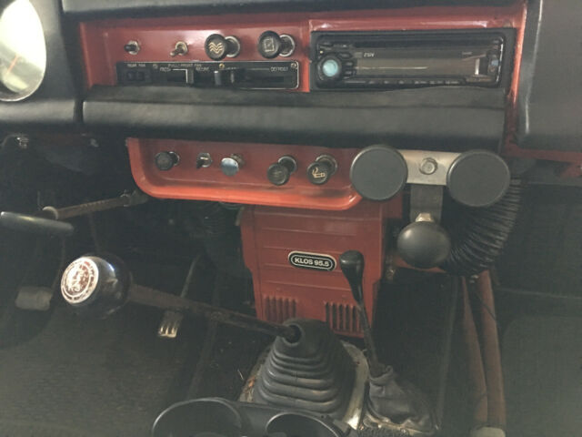 1972 Red Toyota Land Cruiser SUV