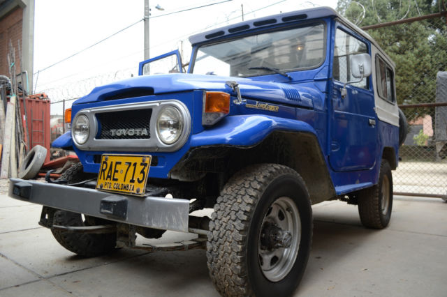 1961 Blue Toyota Land Cruiser hardtop