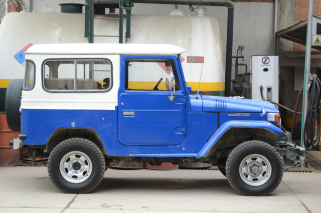 1961 Blue Toyota Land Cruiser hardtop
