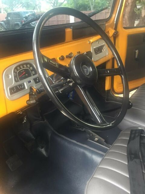 1980 Yellow Toyota Land Cruiser SUV