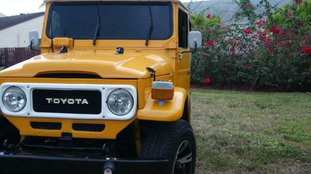1980 Yellow Toyota Land Cruiser SUV