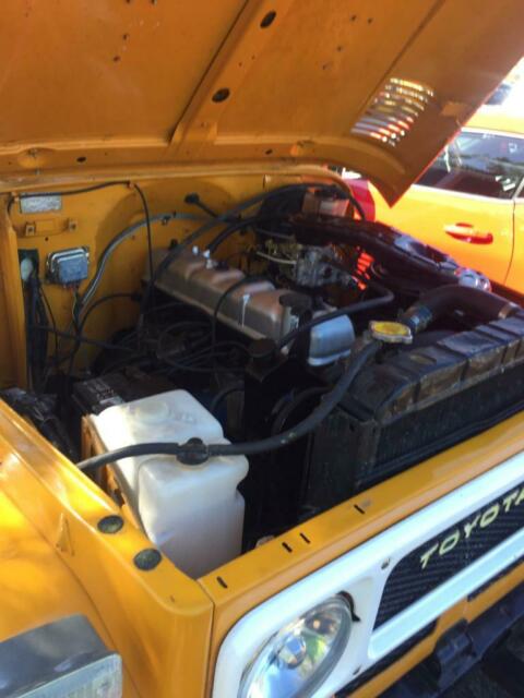 1980 Yellow Toyota Land Cruiser SUV