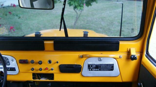 1980 Yellow Toyota Land Cruiser SUV