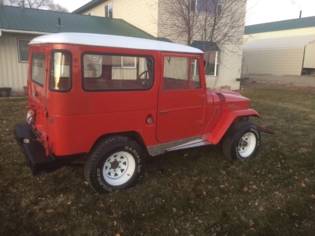 1967 Red Toyota Land Cruiser