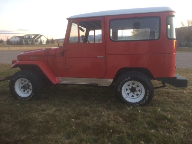 1967 Red Toyota Land Cruiser
