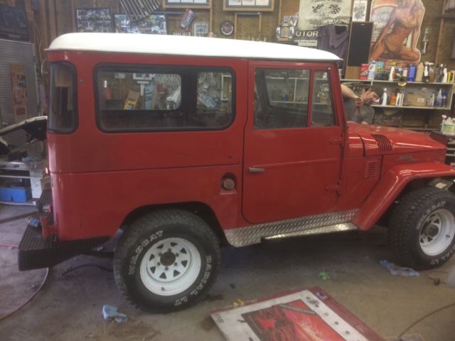 1967 Red Toyota Land Cruiser