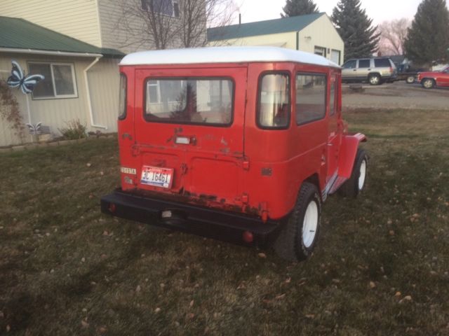 1967 Red Toyota Land Cruiser
