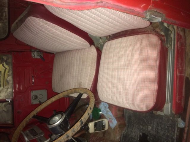 1967 Red Toyota Land Cruiser