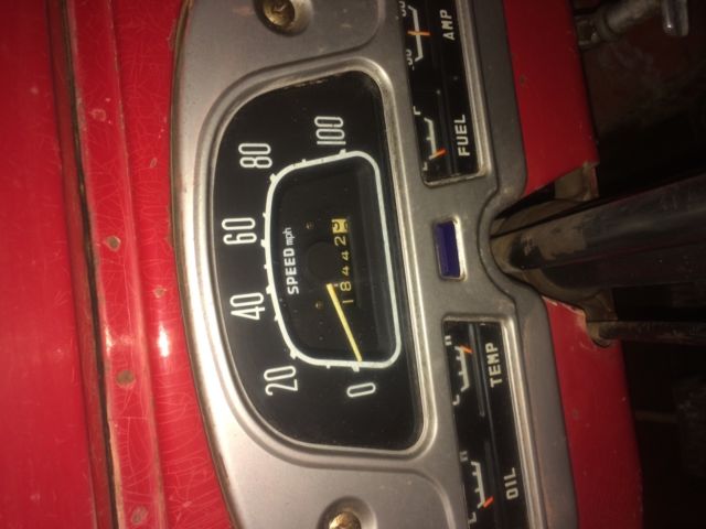 1967 Red Toyota Land Cruiser