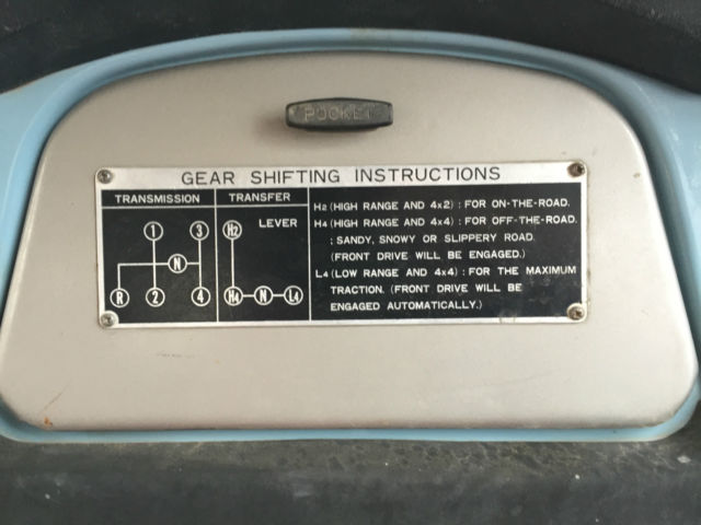 1974 Blue Toyota Land Cruiser U/K