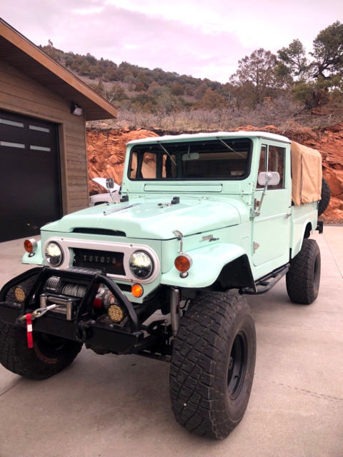 1967 Sea Foam Green Toyota Land Cruiser Standard Cab Pickup