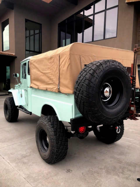1967 Sea Foam Green Toyota Land Cruiser Standard Cab Pickup
