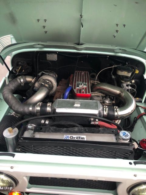 1967 Sea Foam Green Toyota Land Cruiser Standard Cab Pickup