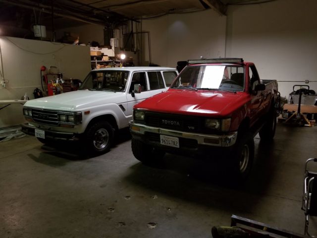 1985 White Toyota Land Cruiser Wagon