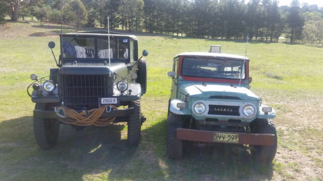 1958 Green Toyota Land Cruiser Crew Cab Pickup