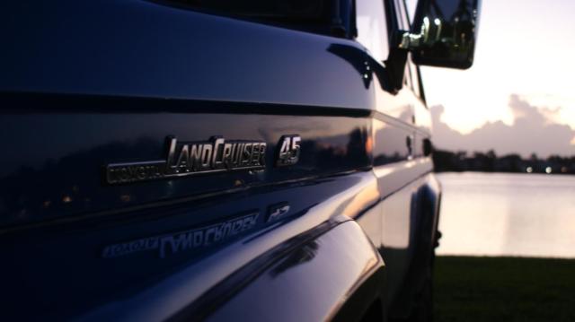 1988 Blue Toyota Land Cruiser Off Road