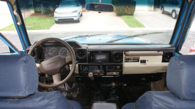 1988 Blue Toyota Land Cruiser Off Road