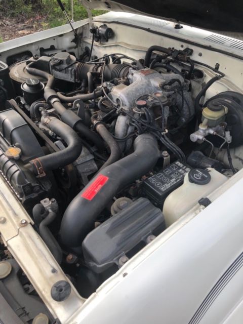 1992 White Toyota Land Cruiser SUV