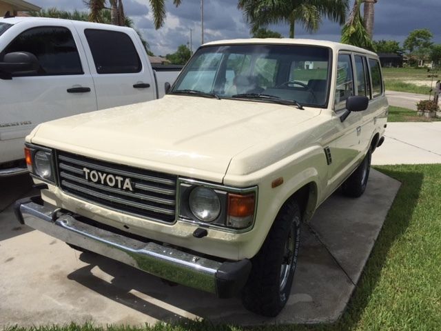 1985 Tan Toyota Land Cruiser SUV