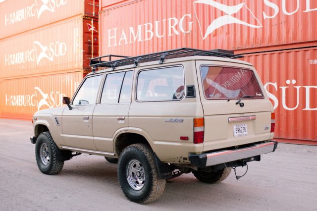 1984 Tan Toyota Land Cruiser
