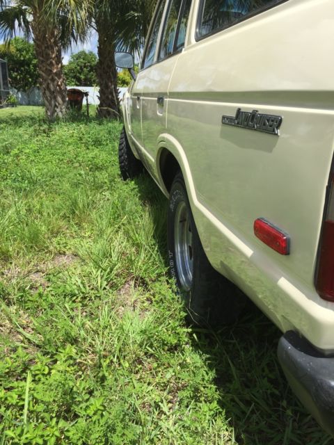 1985 Tan Toyota Land Cruiser SUV