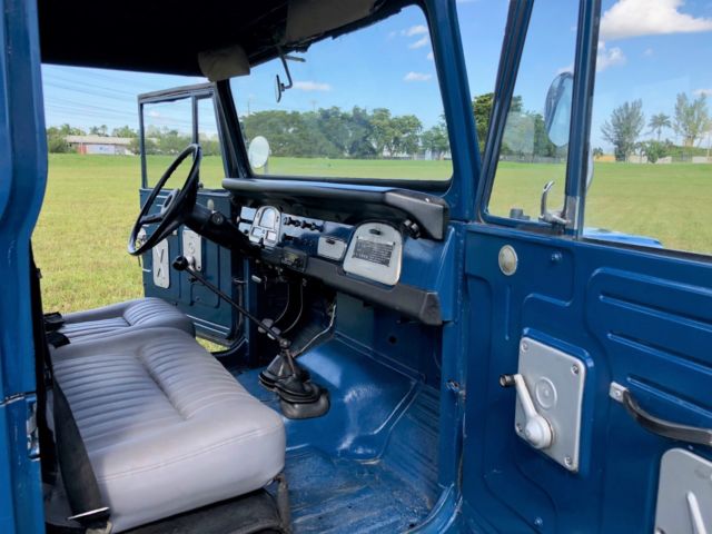 1974 Blue Toyota Land Cruiser Crew Cab Pickup