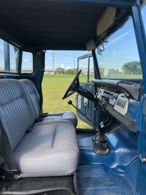 1974 Blue Toyota Land Cruiser Crew Cab Pickup