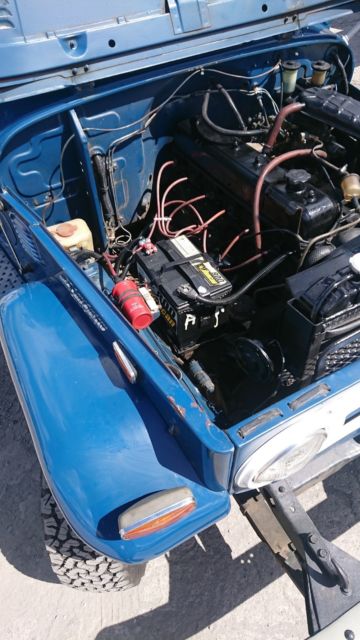 1974 Blue Toyota Land Cruiser Crew Cab Pickup