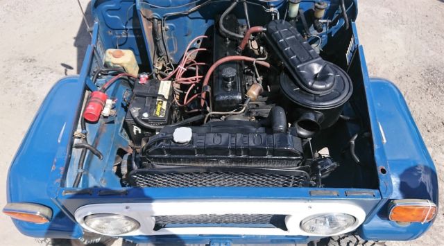 1974 Blue Toyota Land Cruiser Crew Cab Pickup