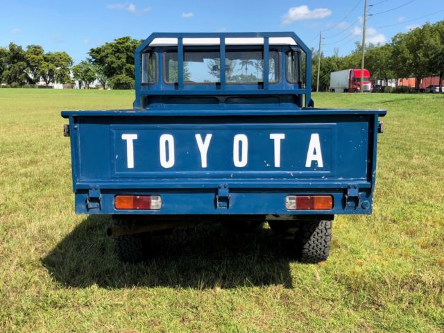 1974 Blue Toyota Land Cruiser Crew Cab Pickup