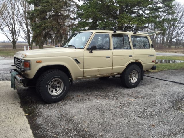 1986 Tan Toyota Land Cruiser SUV