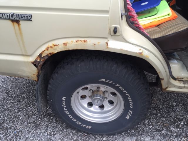 1986 Tan Toyota Land Cruiser SUV