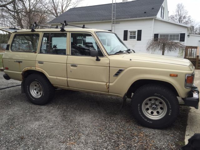 1986 Tan Toyota Land Cruiser SUV
