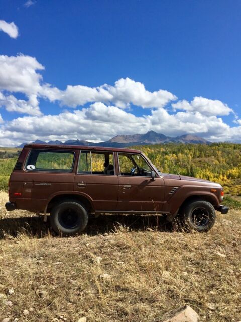 1982 Brown Toyota Land Cruiser SUV