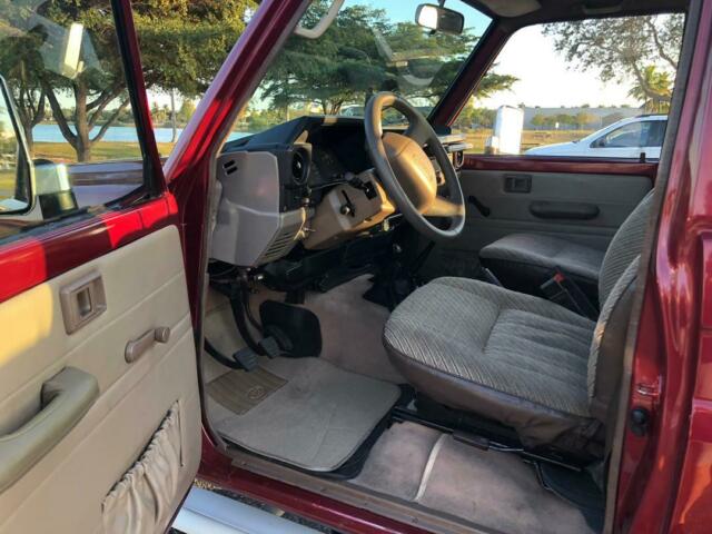 1993 Red Toyota Land Cruiser SUV