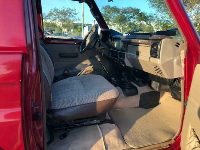 1993 Red Toyota Land Cruiser SUV